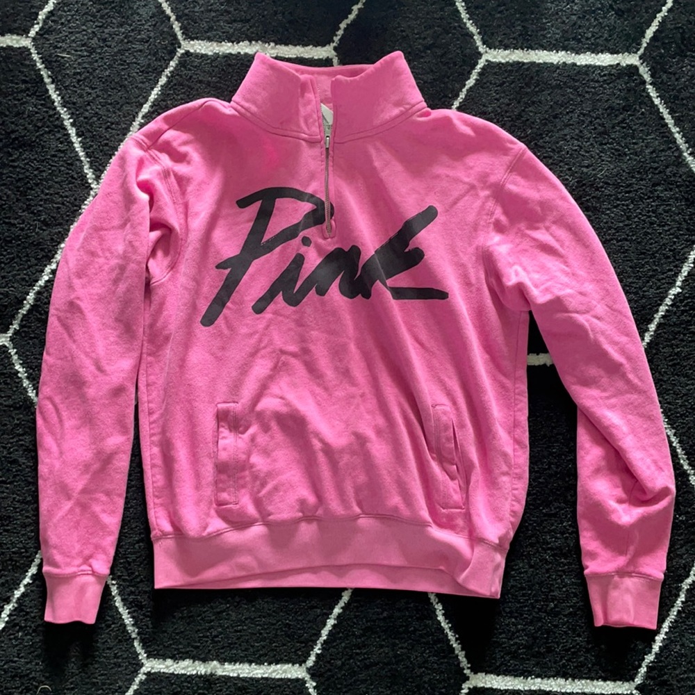 Victoria’s Secret Pink half zip sweatshirt